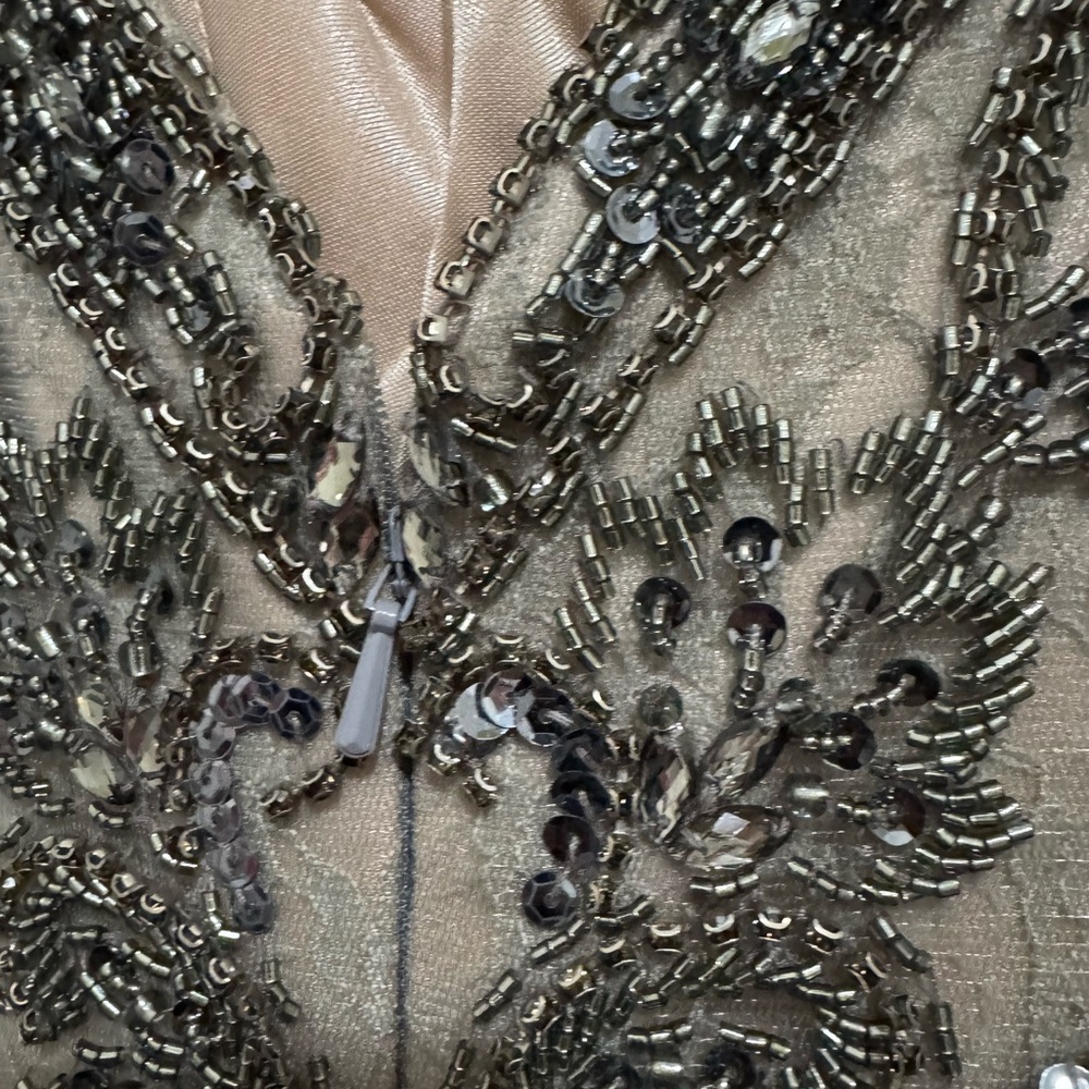 NWT Ivonne D for Mon Cheri 119D42 beaded lace trumpet gown - Picture 13 of 15